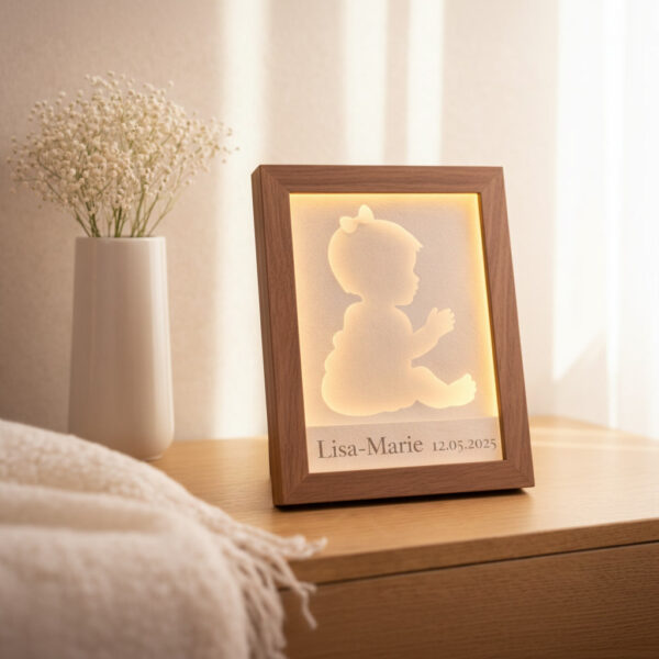 Baby-Frame -personalisiertes Babybild