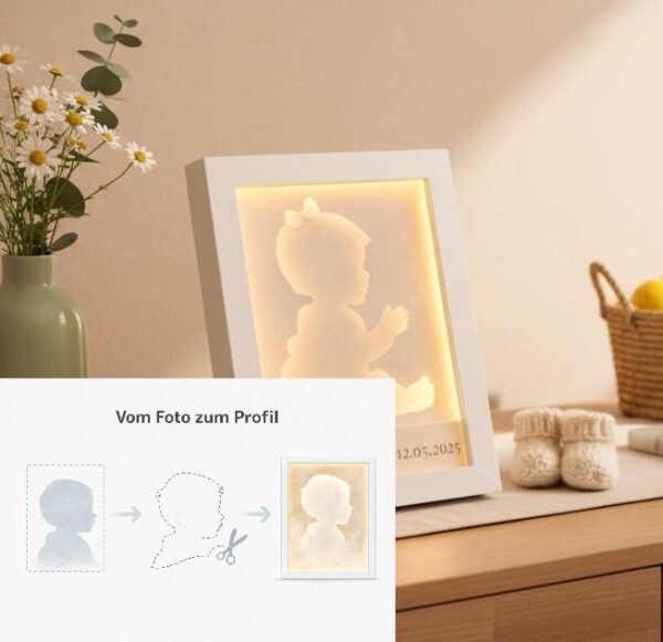 Foto zu Bild Lisa Baby-Frame -individuelles Babybild